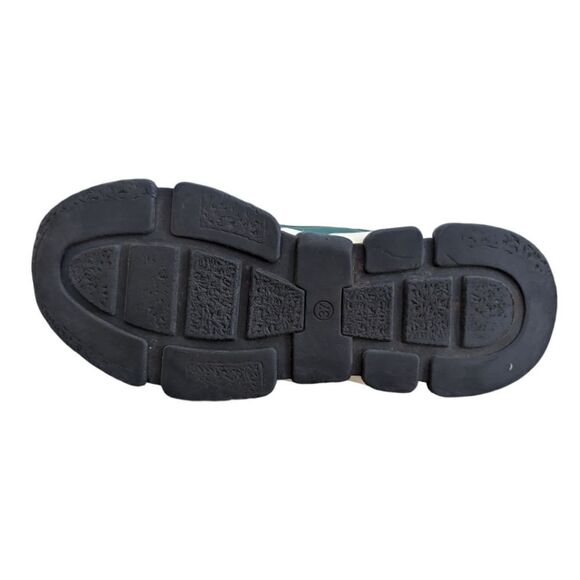 RARE Weekend MaxMara Womens 6.5 Colorful Fashion Sneakers Suede & Mesh Lace Up - Picture 9 of 13